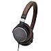 Audio-Technica ATH-SR5NBW On-Ear High-Resolution Audio Headphones, Navy/Brown