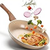 NOVRY Sartenes Antiadherentes, Sartén de Chef de Piedra de Granito, Sartenes para Freír con Mango Resistente al Calor,...