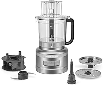 KitchenAid 13 Cup Food Processor, Contour Silver, KFP1317