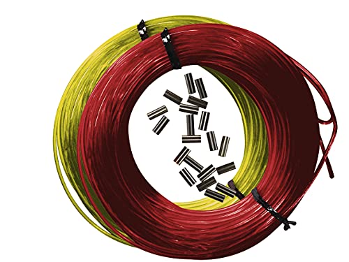 EPSEALON - Kit de 25 m monohilo de nailon negro 180 + 10 sleeves negras 185 para ballesta de caza submarina