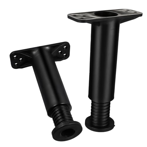 Soporte telescópico ajustable de cama 13-22cm patas acero elevables 2