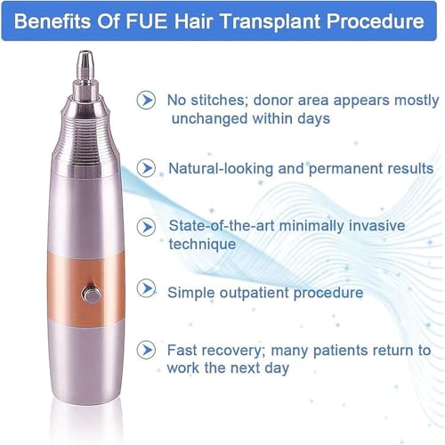Solución para la pérdida de cabello con extractor de folículos de alta precisión 4