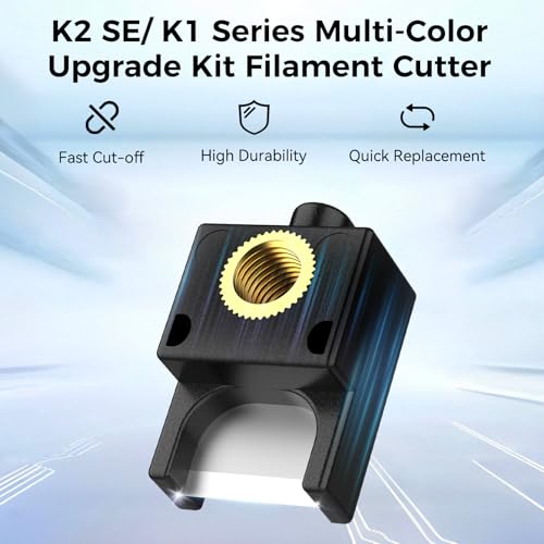 Image of Creality K1 Series CFS Upgrade Kit Cutter, K2 SE Filament Cutter Kit, Original 3D Printer Accessories, Fast Cut Off Filaments, High Durability and Quick Replacement Parts for K2 SE Extruder (3PCS)