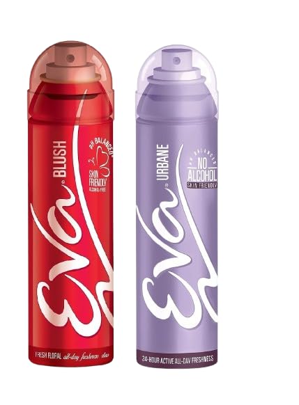 Eva Deodorant Spray for Women - Blush and Urbane - 150 ml each - Pack of 2-picture-18