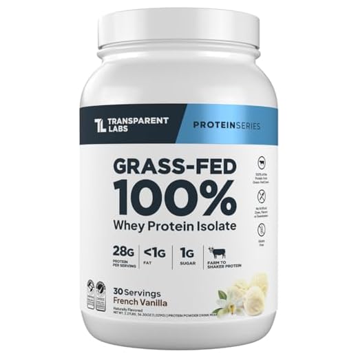 Transparent Labs Grass-Fed Whey Isolate