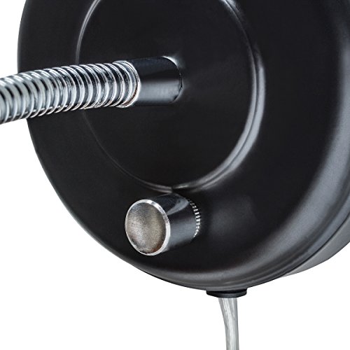 Globe Electric 65312 Ramezay Gooseneck Sconce, Matte Black #TOP2