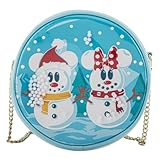 Loungefly X Disney Mickey & Minnie Snow Globe Crossbody Bag - Fashion Cute Crossbody Bags