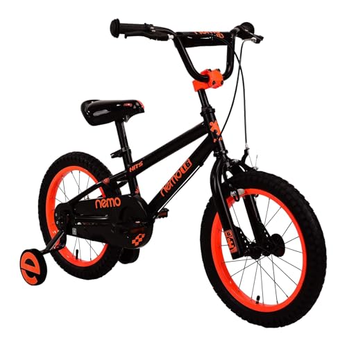 ROCKBROS(���b�N�u���X)Nemo ���]�� 14�C���` 16�C���` �t�����g�L�����p�[�u���[�L ���A�o���h�u���[�L �⏕�ցE�y�_���t�� 7�� 8�� 9�� �j�̎q ���̎q �������ŃJ�b�R���� �a�����v���[���g ���蕨(14�C���`�A�u���b�N)