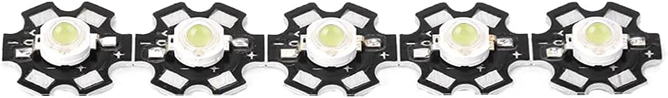 25PCS 3W 3.2-3.4V High Bright Integrated Chip Light Source LED Bead Spotlight Bulb, Aluminum Substrate, Start, Traffic, Landscape, Advertising (10000-15000K)