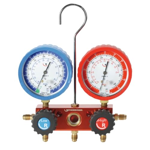 Rothenberger 170600 - Kit manometrico 2 vias 3 mangueras