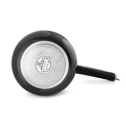 Image of Hard Anodized Induction Base Handi Shape Pressure Cooker with Stainless Steel Inner Lid (ISI Approved & 5 Years Warranty)