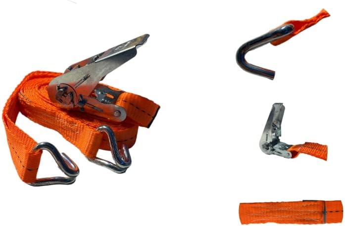 4 X 800 Kg Dan 6m Spanngurt Zurrgurte Ratschengurt 2 Teilig DIN Günstig Kaufen E - Foto 10