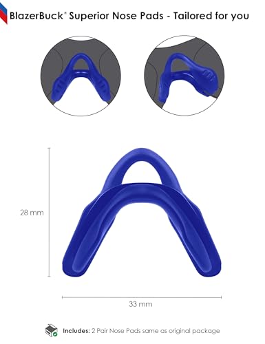 Almohadillas de repuesto de diseño ergonómico para Oakley EVZero Blades 2