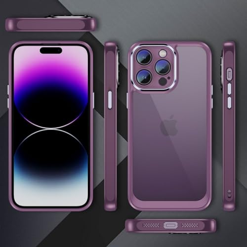 Coque antichoc iPhone 11 rigide transparente et contour de lentille en métal