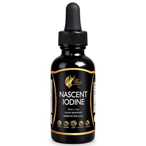 Coc March N.M.D Nascent-Magnetized Iodine High Concentration Thyroid & Metabolism Support Gluten Free Keto Friendly Dairy Free Soy Free GMO Free 1050 mcg Per Serving 1 Fl Oz - 500 Servings