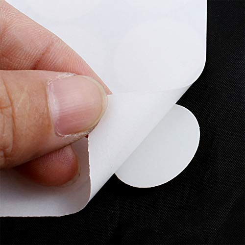Image of uxcell Furniture Desk Table Self-Adhesive Screw Hole Covers Stickers 54 in 1 White