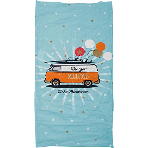 H:)PPY life 47388 Schlauchschal Bus, Schal, Halstuch, Stirnband, Polyester, Blau, One Size Cover