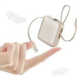 CÂBLE USB-C INTÉGRÉ: Hichain batterie externe charge rapide avec câble dispose d'un connecteur Type-C intégré, ce qui la rend compatible avec les modèles Samsung Galaxy des séries iPhone 16/15, iPad, tablettes, écouteurs, montres intelligentes et plus encore