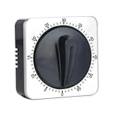 VALICLUD Countdown Timer Magnetisch aus Edelstahl Mechanischer Küchentimer für Kochen und Sport Praktischer Zeitschaltuhr Timer für Zuhause
