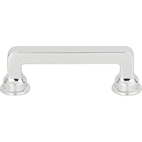 Atlas Homewares A101-CH Oskar Collection Pull, Polished Chrome
