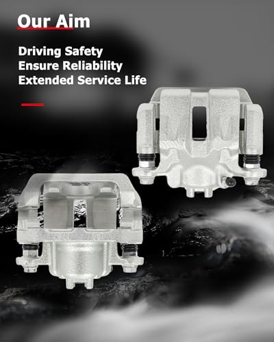 Image of cciyu 19B2929 19B2928 Rear Left & Right Brake Calipers With Bracket For Honda For Odyssey 2005-2010