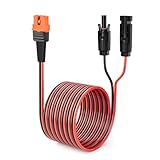Picture of ELFCULB 10AWG 75FT Solar to XT60i Cable 2 10 25 35 50 75 100FT Solar Connector to XT60i Adapter Cable for Portable Power Station (75FT)