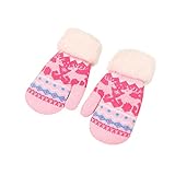 【La mejor elección para regalos de invierno】Los guantes de invierno ajustados son los más cálidos. Es un regalo práctico de Navidad y cumpleaños para familiares o amigos. Será el mejor regalo de invierno para padres e hijos. Elige los mejores guantes de correr para un regalo de festival. Cierra la distancia a tu hijo