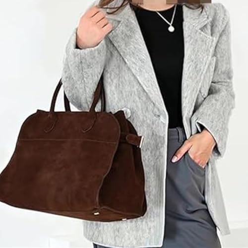 2025 Leather Tote Bag for Women Large Tote Bag Retro Top-Handle Work Bag Trendy PU Leather Shoulder Bag2