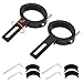 Windance Universal Light Mounting Bracket,Auxiliary Light Bar Tube Clamps for Motorcycle Scooter Mountain Bike ATV UTV (38 ~ 60mm)