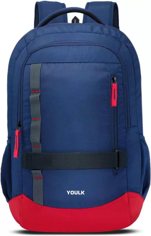 Youlk Bags Polyester BACKPACK 48L BLUE-RED Waterproof Laptop Backpack/Office Bag/School Bag/College (B0CJ6PBYQM) Amazon Price History, Amazon Price Tracker