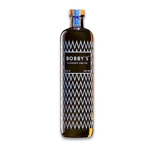 Bobby's Schiedam Dry Gin 70cl | Außergewöhnliche Mischung aus Indonesischen Botanicals und Traditionellen Gin-Zutaten | 42 % ABV | Premiumflasche als Tolles Gin-Geschenk