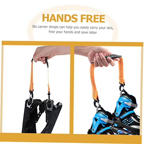 Toddmomy 2 Stück Rollschuh-Hakenriemen Outdoor-Produkte Ski-Tragegurt Ski-Sachen Skate-Stiefel Tragegurt Träger Riemen Für Eislaufschuhe Riemen Für Den Haushalt – Bild 4