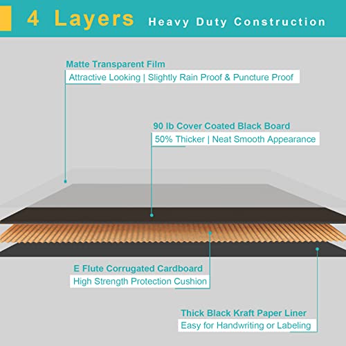Mcfleet 12X9X4" Black Shipping Boxes - 24 Pack Corrugated Cardboard Mailing Box Packaging For Small Business - Tab Locking Literature Mailer Boxes Flat Shipping Boxes Empty Gift Packing Boxes Supplies #TOP2