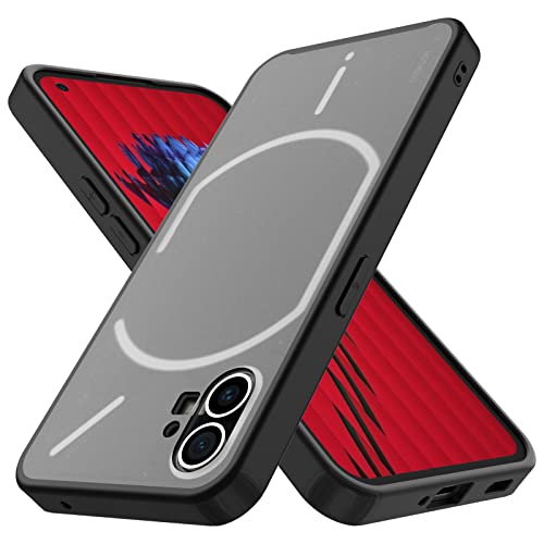 YESARMOR Funda Mate para Nothing Phone (1), Anti-Amarillo, Slim, Carcasa de Parachoques Prueba Golpes, Antiarañazos Capa