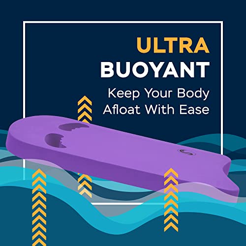 Sunlite Sports Swimming Kickboard With Ergonomic Grip Handles, One Size Fits All, For Children And Adults, Pool Training Swimming Aid, For Beginner And Advanced Swimmers #TOP4