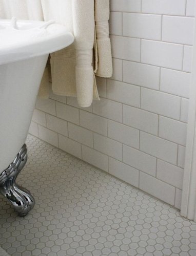 Hexagon White Porcelain Mosaic Tile Matte Look Designed In Italy For Kitchen Backsplash, Bathroom Wall, Accent Wall (1) #TOP5