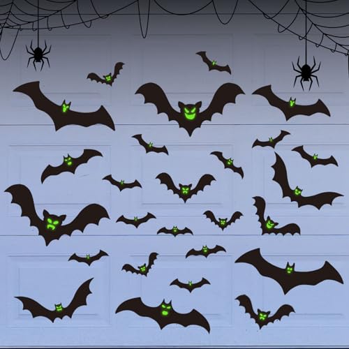 28 Pcs Glow in The Dark Halloween Garage Door Decoration Scary Bat Magnets Garage Door Magnets Luminous Bat Refrigerator Magnets Halloween Decorations for Garage Door Car Refrigerator Party 28 Pcs Glow in The Dark Halloween Garage Door Decoration Scary Bat Magnets Garage Door Magnets Luminous Bat Refrigerator Magnets Halloween Decorations for Garage Door Car Refrigerator Party