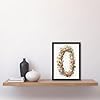 Artery8 Summer Flower Wreath Illustration By Johan Teyler Framed Wall Art Print A4 : Sunny circlet of blooms artwork bringing joy; bright focal point for dining space or living room #1