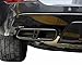Compatible with Land Rover Range Rover Sport 2023-2025 Stainless Steel Car Rear Exhaust Muffler Tail Pipe Cover Trim End Tip Gloss Black (A)
