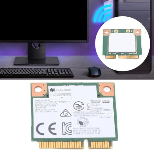 RTL8723BE 04W3813 Mini PCI-E Tarjeta Inalámbrica, Módulo de Red WiFi 300Mbps y Bluetooth 4.0 para ThinkCentre M73 y ThinkPad E440 E540 S440 S540 miniatura 6