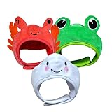 Set 3pcs Quiet Ears for Dogs - Dog Ear Muffs for Noise, Dog Ear Protector Crab Frog Dress Up Costume