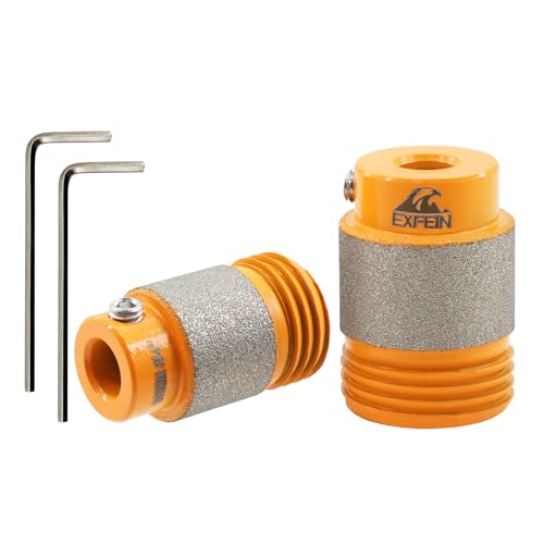 Outils de vitrail avec meules diamantées pour verre et têtes de 19/25mm
