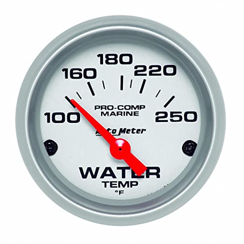 AutoMeter Water Temperature Gauge Electric Marine 2 1/6in