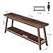 Tribesigns 70.86-Inch Console Table for Entyrway, Farmhouse 2-Tier Entry Entrance Table, Narrow Long Sofa Table Behind Couch, Rustic Brown
