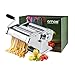 AMOS ® 3 in 1 Heavy Duty Stainless Steel Professional Fresh Pasta Lasagne Spaghetti Tagliatelle Maker Machine Cutter with 3 Cut Press Blade Settings with Table Top Clamp Kitchen Set (Silver)