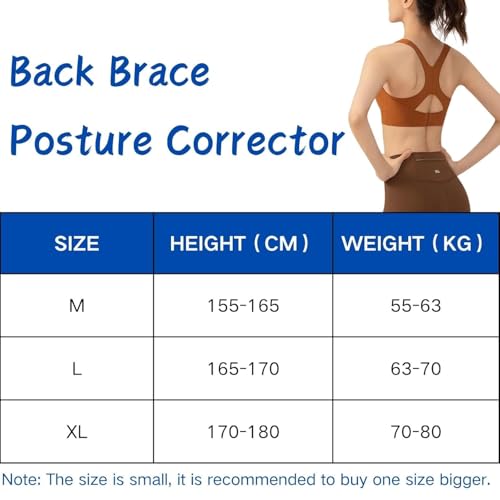 ETRSAIRL Back Brace Posture Corrector For Women And Men -Posture Corrector Belt And Back Straightener(Black) (M) - Image 5