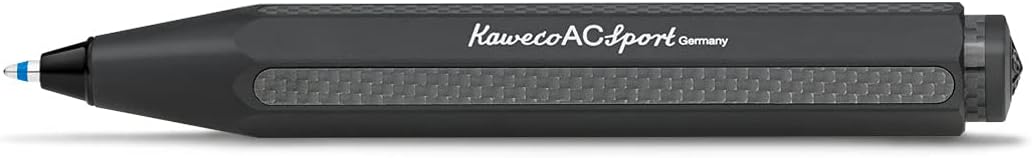 Kaweco AC SPORT Ball Pen Red I Retractable Ballpoint Pen with Standard D1 Refills in a Tin Box I Aluminium Ball Pen 10.5 cm