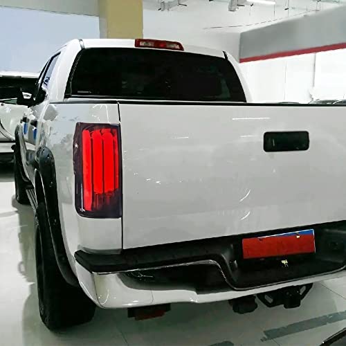 Accesorios señal para giro en luces traseras de Toyota Tundra 2007-2013 (Kit de 1 par, Rojo) 4