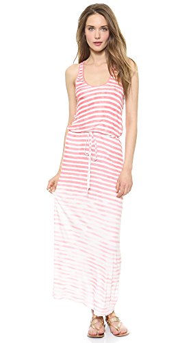 Soft Joie Women's Emilia Ombre Striped Maxi Dress, Sandy Coral/Antique White, MD