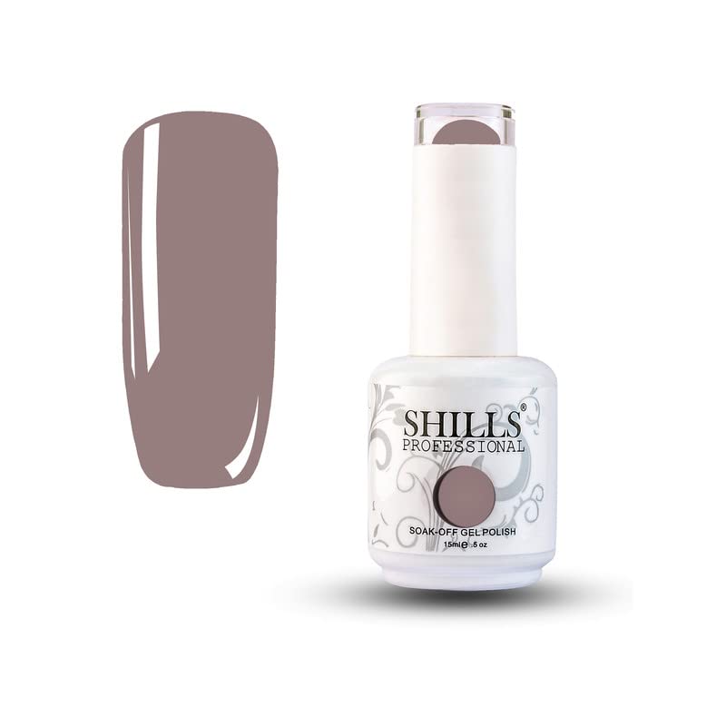 Image of Shills Professional Uv /Led Soak Off Gel Polish (Gel Nail Polish) Glossy Finish Nail Polish Color Shade 87, 15 Ml